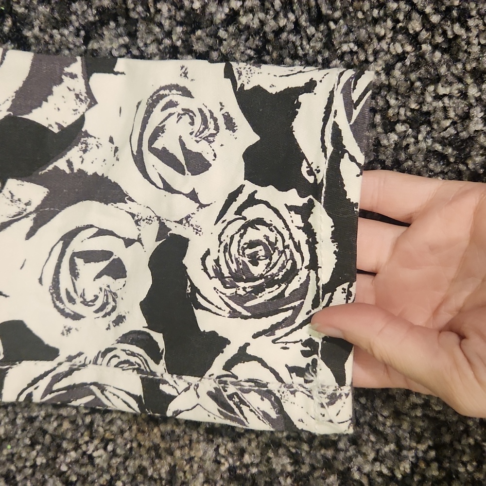 Rose Pattern Pants - image 8
